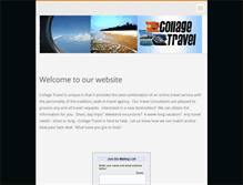 Tablet Screenshot of collagetravel.webnode.com