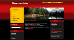 Desktop Screenshot of masaze-prezletice.webnode.cz