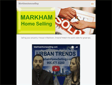 Tablet Screenshot of markhamhomeselling.webnode.com