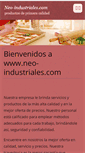 Mobile Screenshot of neo-industriales.webnode.es