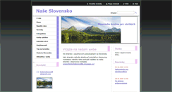 Desktop Screenshot of naseslovensko.webnode.sk