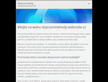 Tablet Screenshot of dopravninehody.webnode.cz