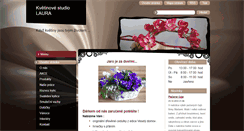 Desktop Screenshot of kvetinovestudiolaura.webnode.cz
