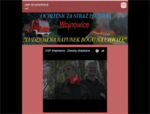Tablet Screenshot of osp-wojnowice.webnode.com
