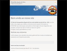 Tablet Screenshot of paraclubeaguiasdeouro.webnode.com.br
