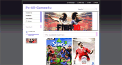 Desktop Screenshot of pc-all-games4u.webnode.com