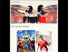 Tablet Screenshot of pc-all-games4u.webnode.com
