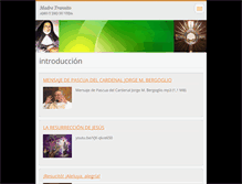 Tablet Screenshot of madremariadeltransito.webnode.com.ar
