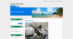 Desktop Screenshot of laserbleaching.webnode.com