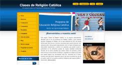 Desktop Screenshot of clasesdereligioncatolica.webnode.cl