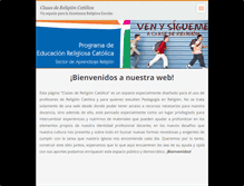 Tablet Screenshot of clasesdereligioncatolica.webnode.cl