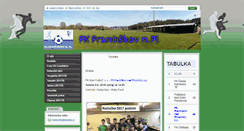 Desktop Screenshot of fkfrantiskov.webnode.cz
