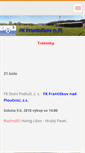 Mobile Screenshot of fkfrantiskov.webnode.cz
