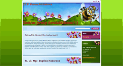 Desktop Screenshot of edu-haburova1.webnode.sk