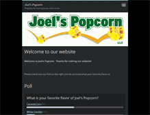 Tablet Screenshot of joelspopcorn.webnode.com