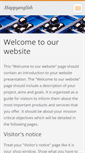 Mobile Screenshot of happyenglish.webnode.com