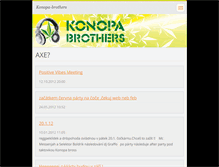 Tablet Screenshot of konopa-brothers.webnode.cz