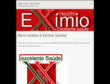 Tablet Screenshot of eximio-saude.webnode.com.br