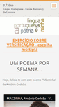 Mobile Screenshot of linguaportuguesa7ano.webnode.pt