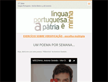 Tablet Screenshot of linguaportuguesa7ano.webnode.pt