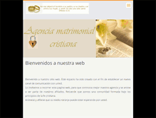 Tablet Screenshot of agenciamatrimonial-cristiana.webnode.com