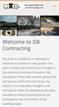 Mobile Screenshot of dbcontracting.webnode.com