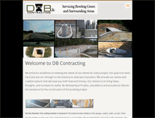Tablet Screenshot of dbcontracting.webnode.com