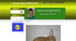 Desktop Screenshot of jozefkondasmch.webnode.sk