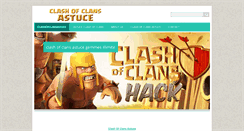 Desktop Screenshot of clash-of-clans-astuce.webnode.com