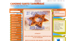 Desktop Screenshot of caminhosanto.webnode.com.br