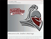 Tablet Screenshot of mrshaffernhs.webnode.com