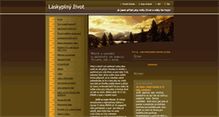 Desktop Screenshot of laskyplnyzivot.webnode.cz