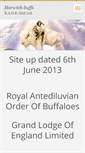 Mobile Screenshot of horwich-buffs.webnode.com