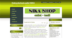 Desktop Screenshot of dobryobchod-outlet.webnode.sk