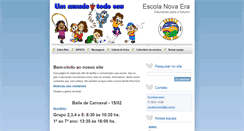 Desktop Screenshot of escolanovaera.webnode.com.br