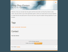 Tablet Screenshot of haydaygamers.webnode.com