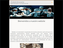 Tablet Screenshot of circulacionlacionextracorporea.webnode.es