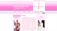 Desktop Screenshot of fashionforthecure.webnode.com