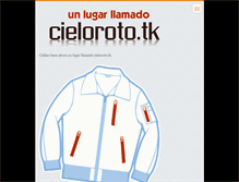 Tablet Screenshot of cieloroto.webnode.com
