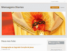 Tablet Screenshot of mensagensdiarias.webnode.com