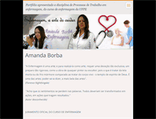 Tablet Screenshot of amandaborba.webnode.com.br