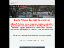 Tablet Screenshot of escolaantonia.webnode.com.br