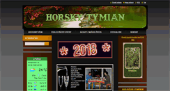 Desktop Screenshot of horskytymian.webnode.cz
