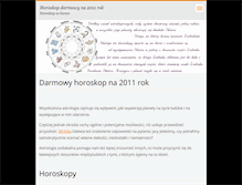 Tablet Screenshot of horoskopdarmowy.webnode.com