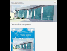 Tablet Screenshot of catedralguarapuava.webnode.com.br