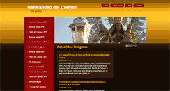 Desktop Screenshot of hermandaddelcarmen-islacristina.webnode.es