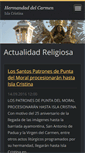 Mobile Screenshot of hermandaddelcarmen-islacristina.webnode.es