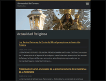 Tablet Screenshot of hermandaddelcarmen-islacristina.webnode.es