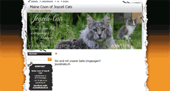 Desktop Screenshot of joycelicatsmainecoon.webnode.com