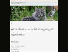 Tablet Screenshot of joycelicatsmainecoon.webnode.com